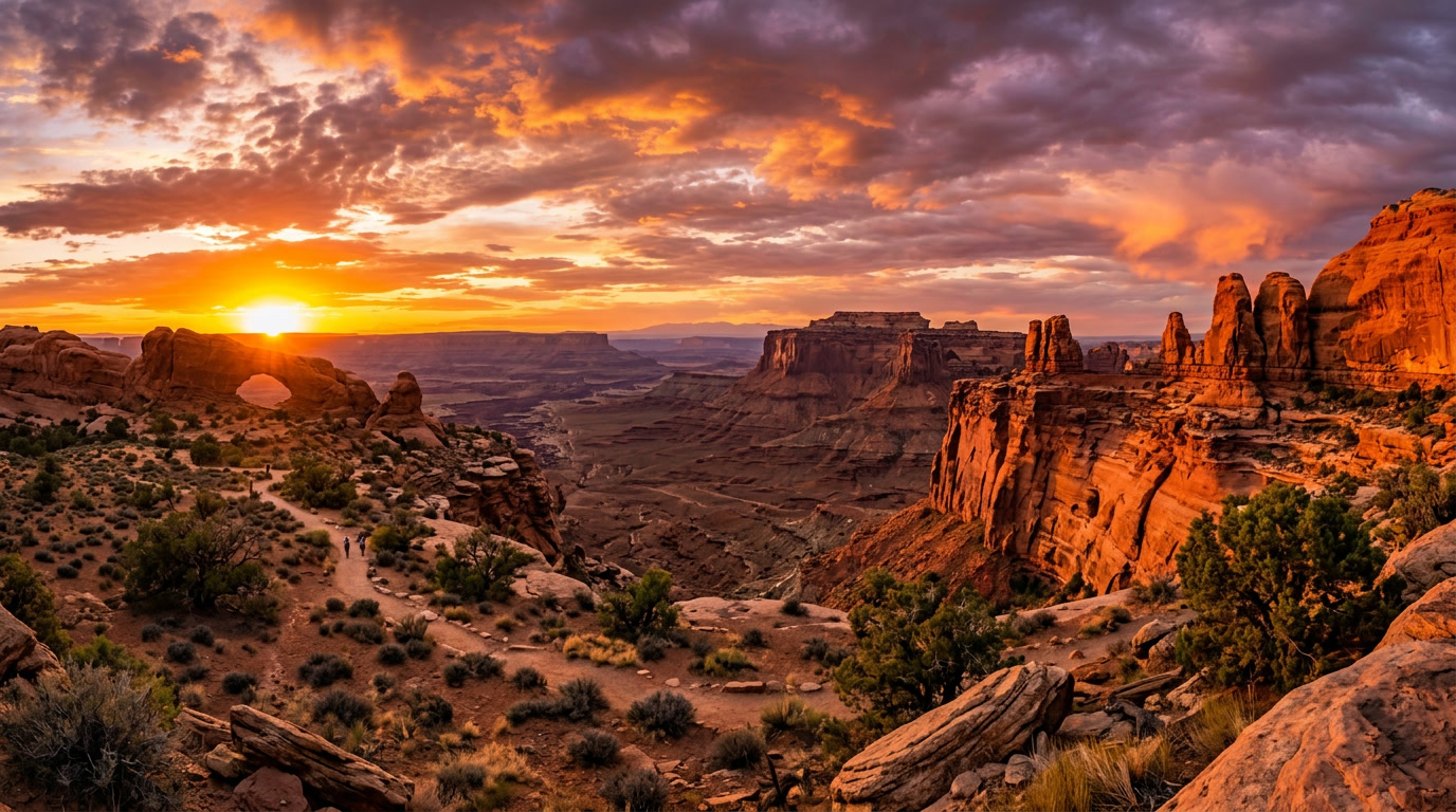 Keindahan Alam Taman Nasional Utah yang Menjadi Surga Fotografi Lanskap
