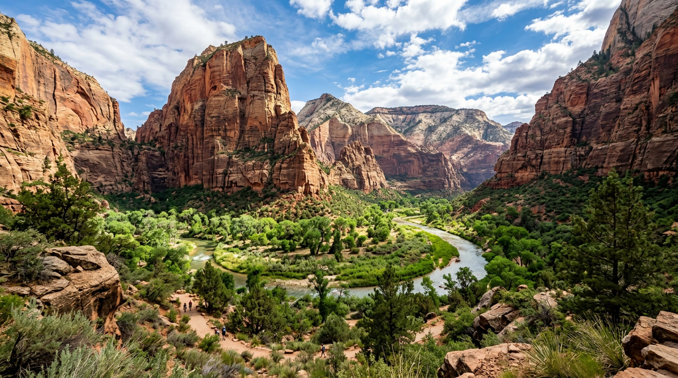 Keindahan Taman Nasional Zion di Utah yang Wajib Dikunjungi