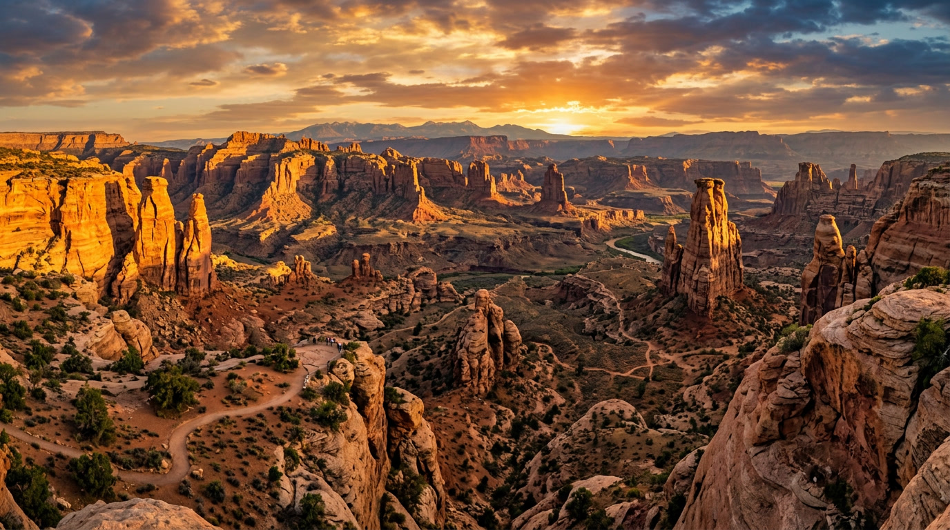 Menikmati Panorama Keindahan Alam Candi Bebatuan di Utah State