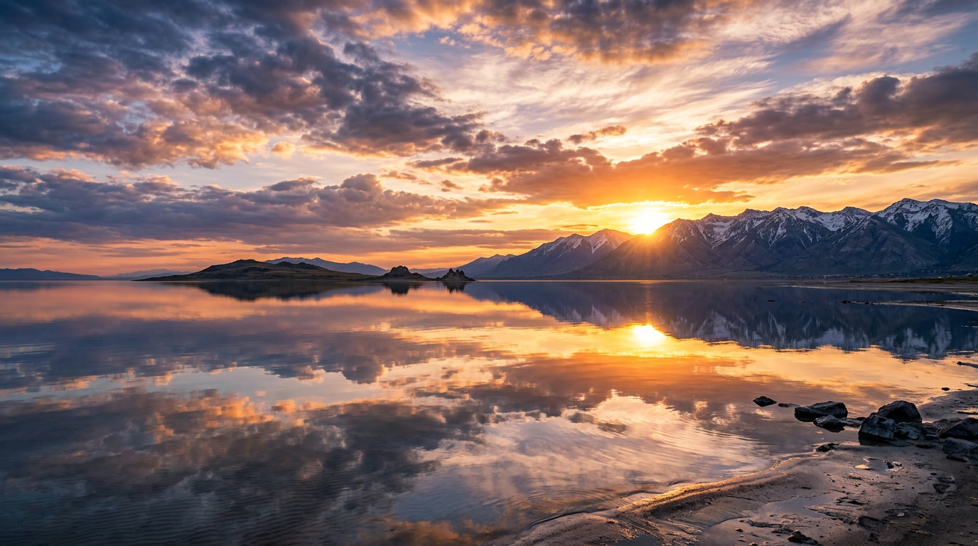Waktu Terbaik Berkunjung ke Great Salt Lake Utah untuk Fotografi